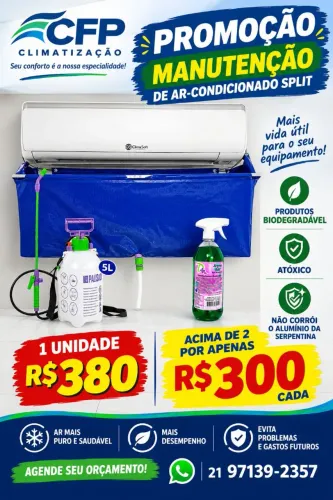 Manutenção de ar-condicionado Split no Recreio