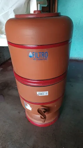 Filtro/Bebedouro de argila completo NOVO - São Sebastião 5 litros