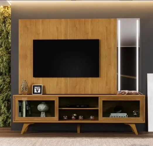 Conjunto Sala Luxor Naturale para TV Grande
