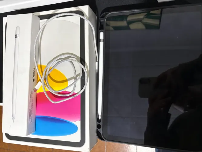 IPAD 10° 256gb Cinza + APPLE PENCIL SEMINOVO