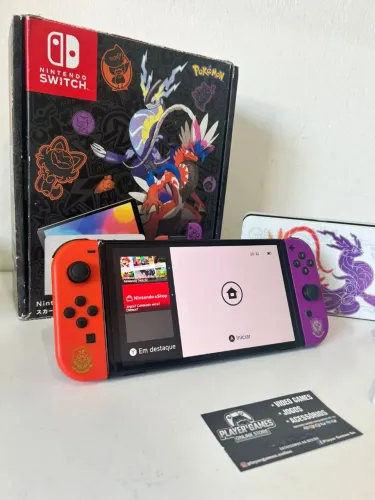 Nintendo Switch Oled Edição Pokémon (Aceito Cartão)