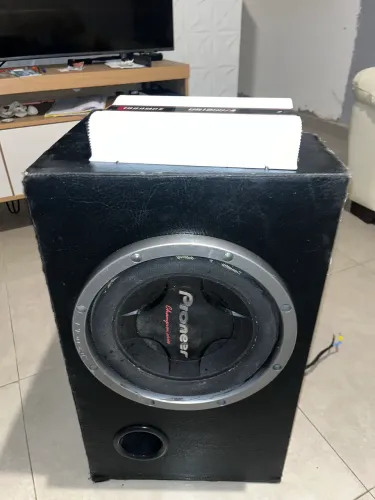 Som completo cara preta pioneer