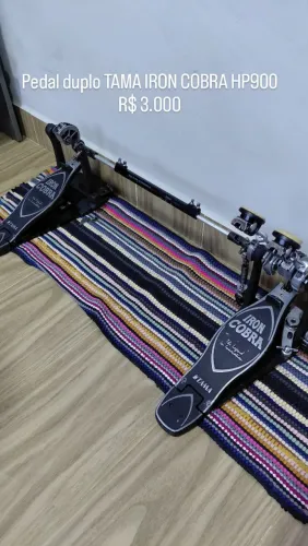 Pedal duplo tama iron cobra hp 900