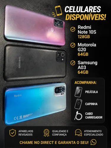 Celulares ótimo e com qualidade