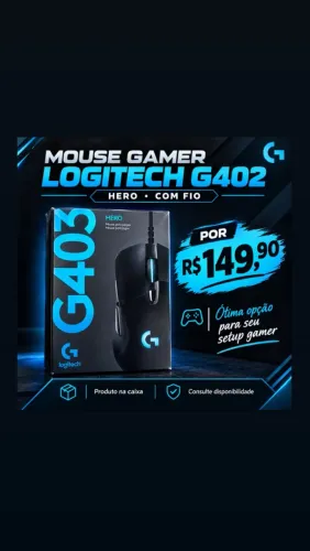 Mouse Gamer Logitech G402 HERO 