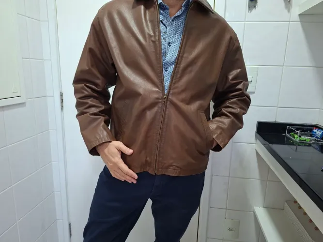 Jaquetas de couro legítimo
