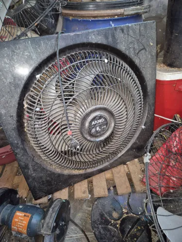 Ventilador Arno turbo max com defeito