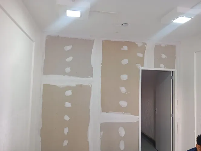 Parede Drywall e forro de gesso