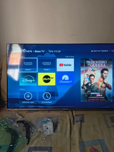 Tv smart 40 Roku Dolby Áudio bordas infinita nova hj
