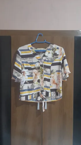 Blusa estampada usada G