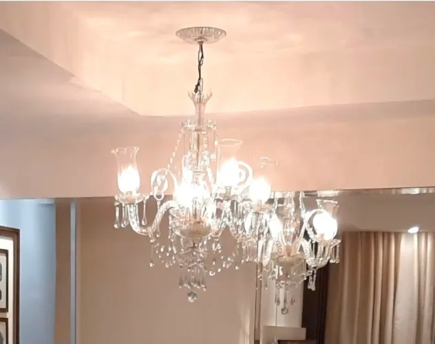 Lustre sala de jantar candelabro de cristal