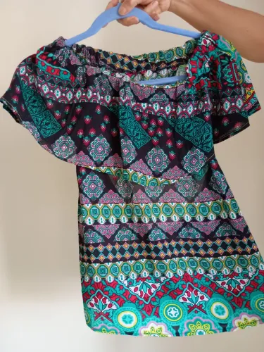 Blusa florida Tam M