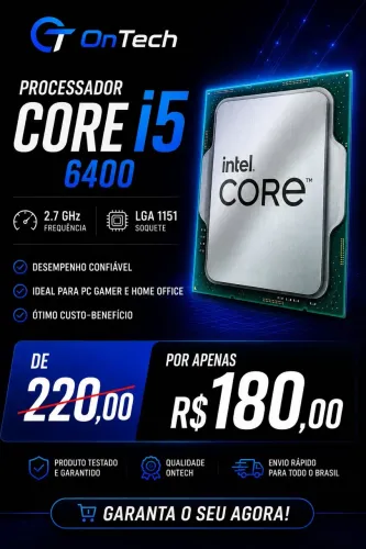 PROCESSADOR INTEL CORE I5 6400