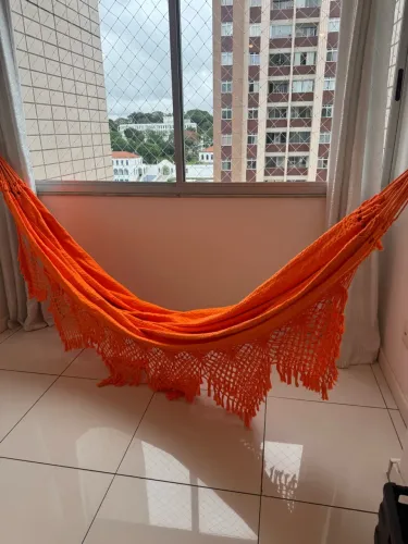 Rede de descanso laranja