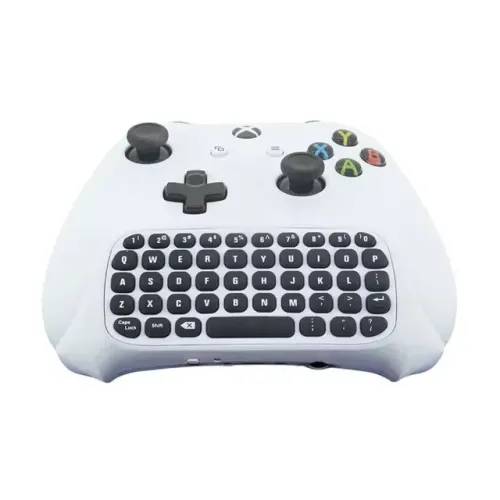 Teclado p/ controle Xbox Series X/S, One X/S c/ receptor USB & entrada P2
