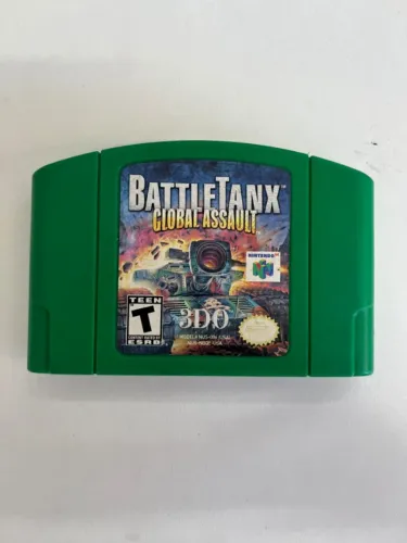JOGO BATTLE TANK GLOBAL ASSAULT SEMINOVO - N64