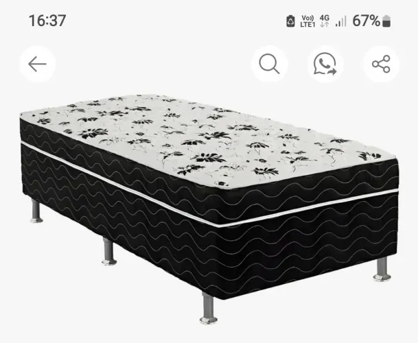 CAMA BOX SOLTEIRO 