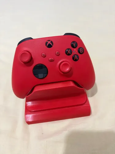 Controle sem fio Xbox vermelho e branco