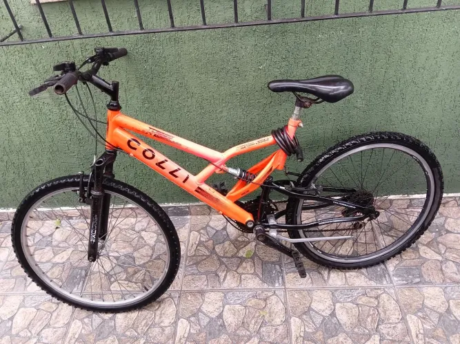 Bicicleta 21 marchas adulta aro26 aero suspensão dupla (parcelo ate 3 × sem juros)