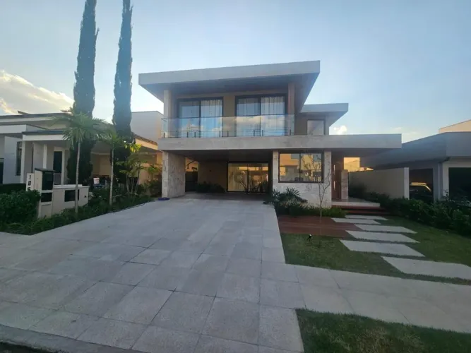 Casa à venda em Paulínia, Parque Brasil 500, com 4 suítes, com 284 m², Terras do Cancionei