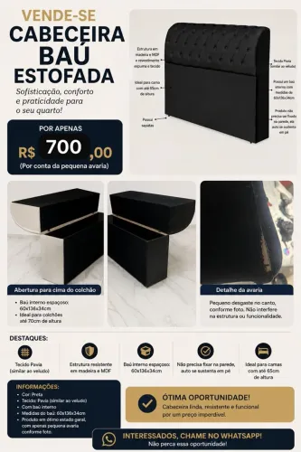 Cabeceira Baú