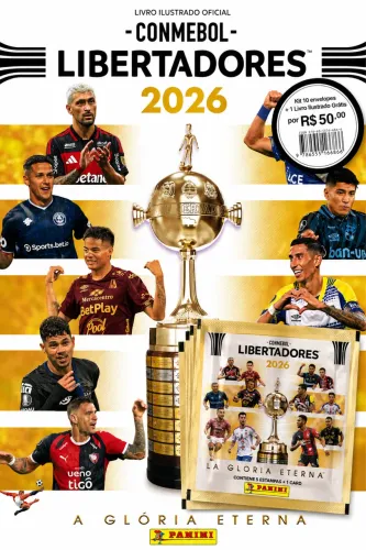 kit libertadores de 10 envelopes + livro ilustrado grátis