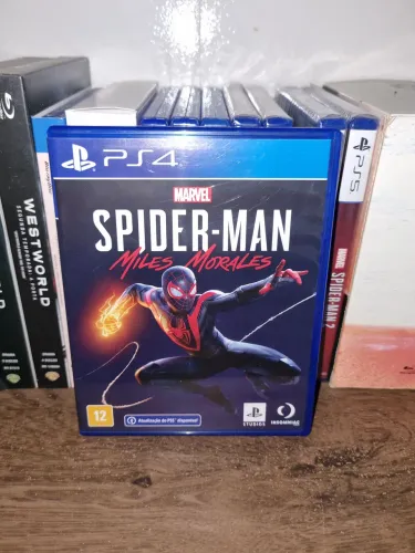 Spider Man Miles Morales Ps4 midia fisica semi novo