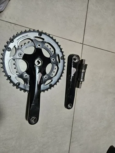 Pe de vela shimano 50/34 speed com movimento central