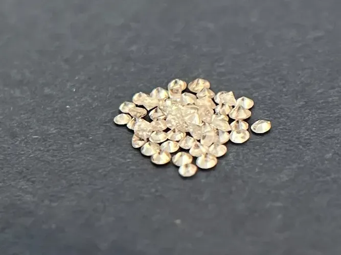 50 Diamantes 1.1mm 0,5 Ponto Lapidação Brilhante
