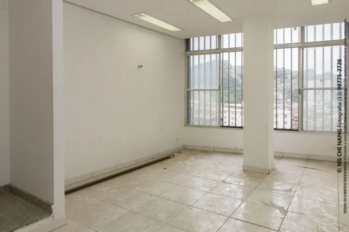 Sala Comercial para alugar - Centro - Santos/SP