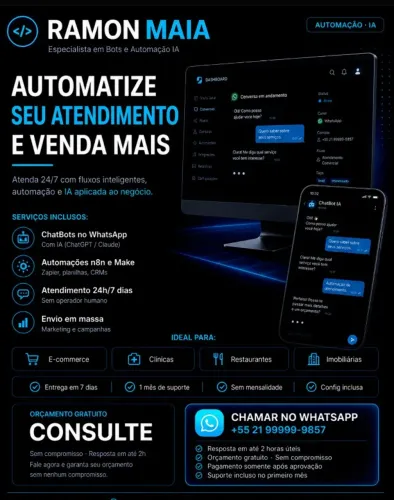Sites, Aplicativos e Automação Comercial - Venda mais com tecnologia 