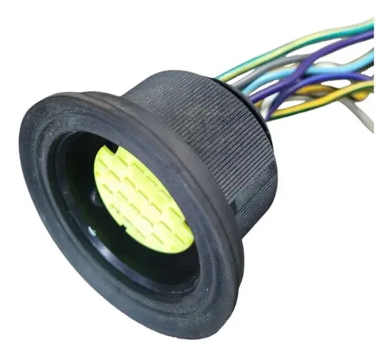 Conector Coifa Passa Fio Chicote Porta Vw Parati Gol G2 G3