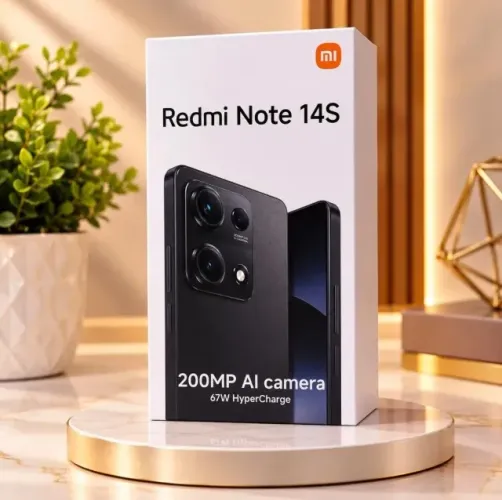 Redmi Note 14S 4G NFC 8ram 256gb - preto