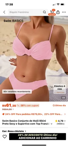 Dois Bequini Novo da shein por 100 TAM M