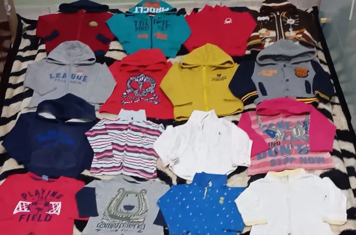 Lote roupas frio bb menino 1/2 anos