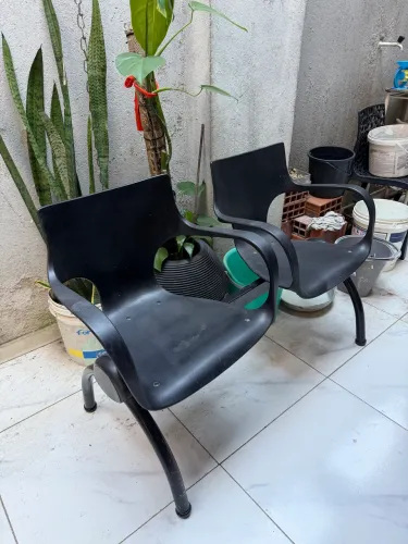 Cadeira dupla para escritório