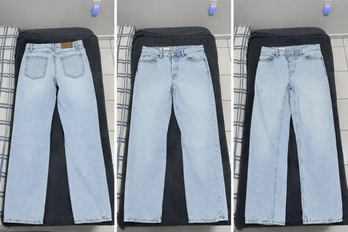 Calça Zara jeans claro tamanho 36 unissex