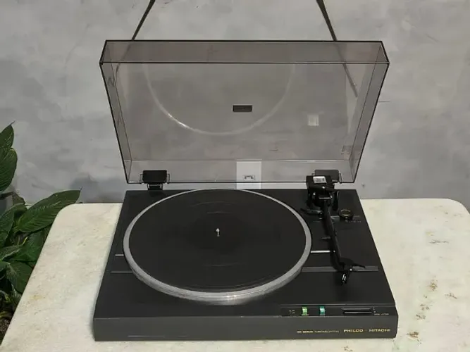 Toca Discos Philco Hitachi PTT-61 LP Vinil Vitrola HiFi Rádio Antigo Vintage