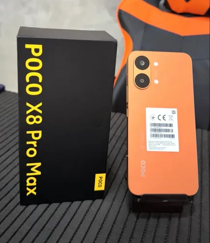 POCO X8 PRO MAX 512|12GB - LARANJA