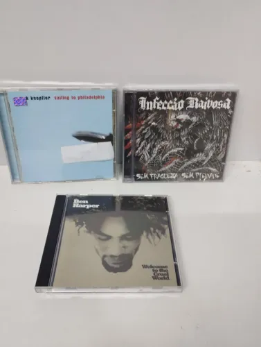 Cds - ( 3 cds ) / Mark Knopfler /Bem Harper / Infecçao Raivosa lacrado 
