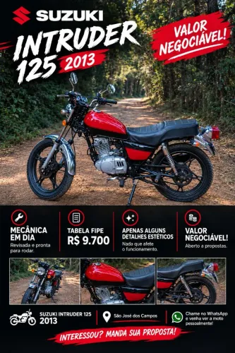 Suzuki Intruder 125 2013