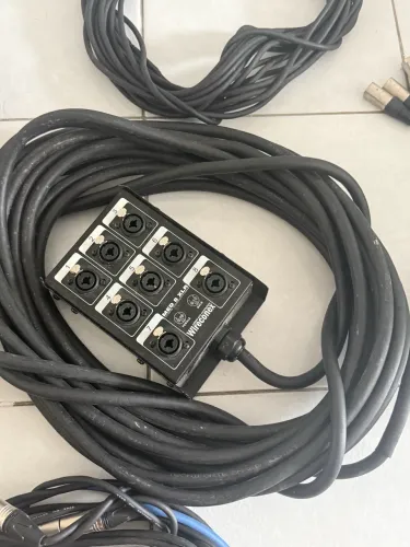 Medusa 8 canais combo xlr p10  15 metros 