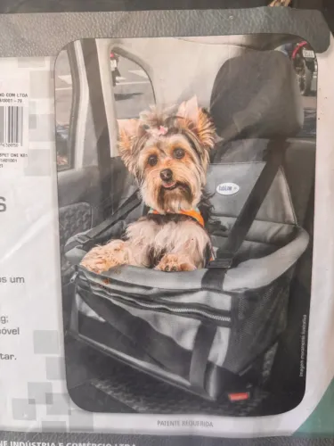Cadeirinha de carro para pet