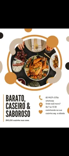 Personal chefe. Cozinhando sua casa