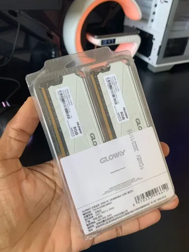 Memória RAM Glowy 16GB 3200MHZ DDR4 NOVO!