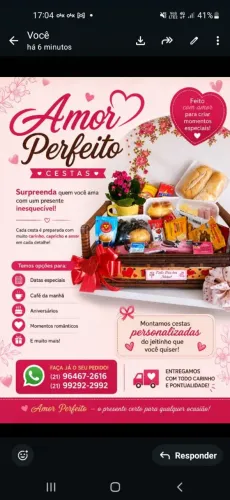 Cesta Amor Perfeito