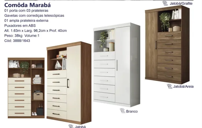 Cômoda Marabá 