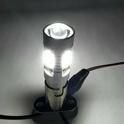 Par Lâmpada 21 Led Ba15s 1 Polo Branca P21w 1156