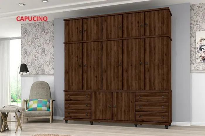 Roupeiro colonial Triplex modelo rústico = Promoção!! Montagem e Entrega Grátis