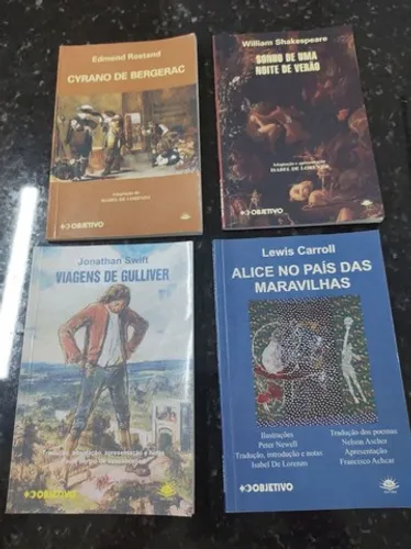18 livros por 180 ou 10 reais p/unidade